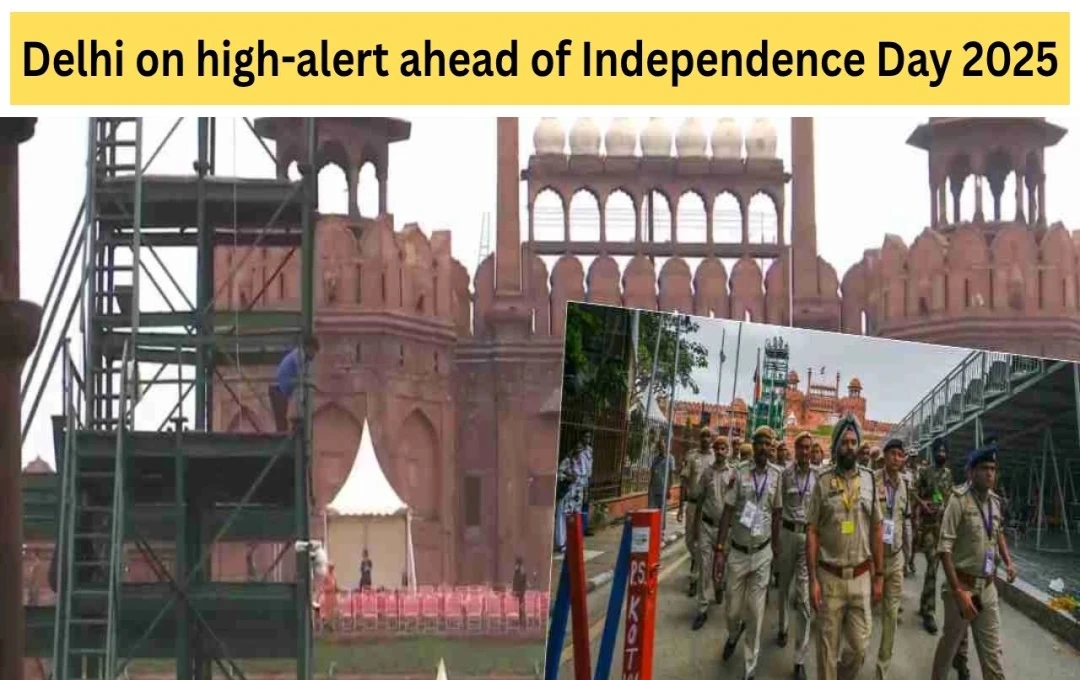 Delhi Security Tightened Ahead of Independence Day 2025: High-Tech Surveillance in Place