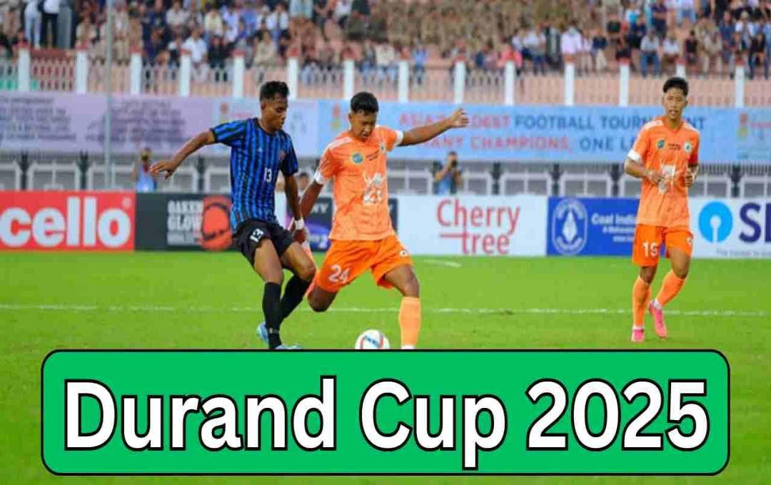 Durand Cup 2025: नेरोका एफसी और इंडियन नेवी एफटी के बीच रोमांचक मुकाबला, दोनों टीमों को मिला एक-एक अंक