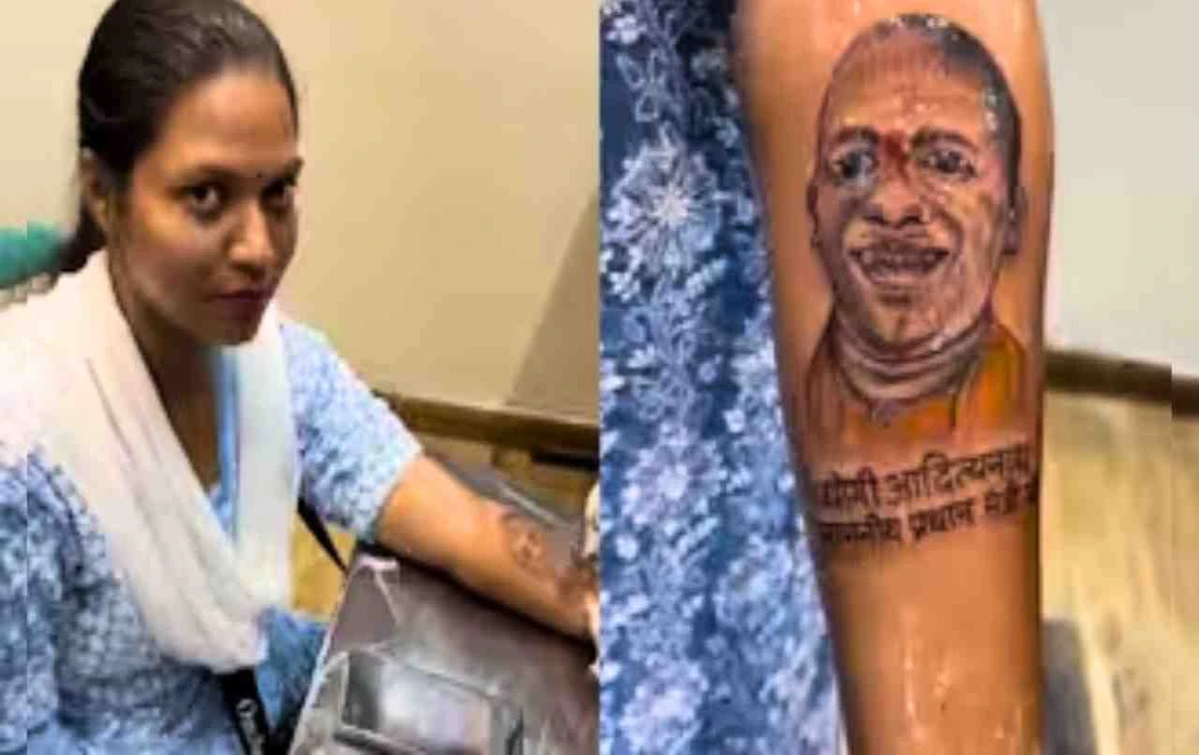 Lucknow Woman Gets Tattoo of Yogi Adityanath, Calls Him 'Honorable Prime Minister'