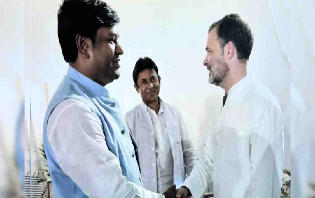 Mukesh Sahani Meets Rahul Gandhi: Grand Alliance Strategy in Focus for Bihar Elections 2025