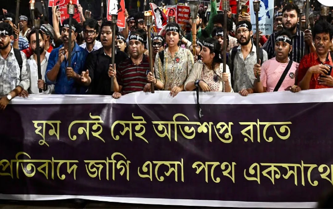 সুভাষ বোসের এই বাংলায় ফের রাস্তায় নামল জুনিয়র ডাক্তাররা
