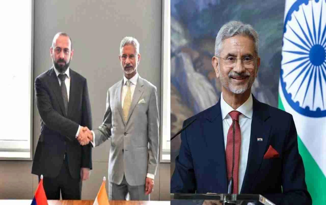 जयशंकर ने अर्मेनिया-अजरबैजान शांति समझौते का किया स्वागत, अर्मेनियाई विदेश मंत्री को दी बधाई