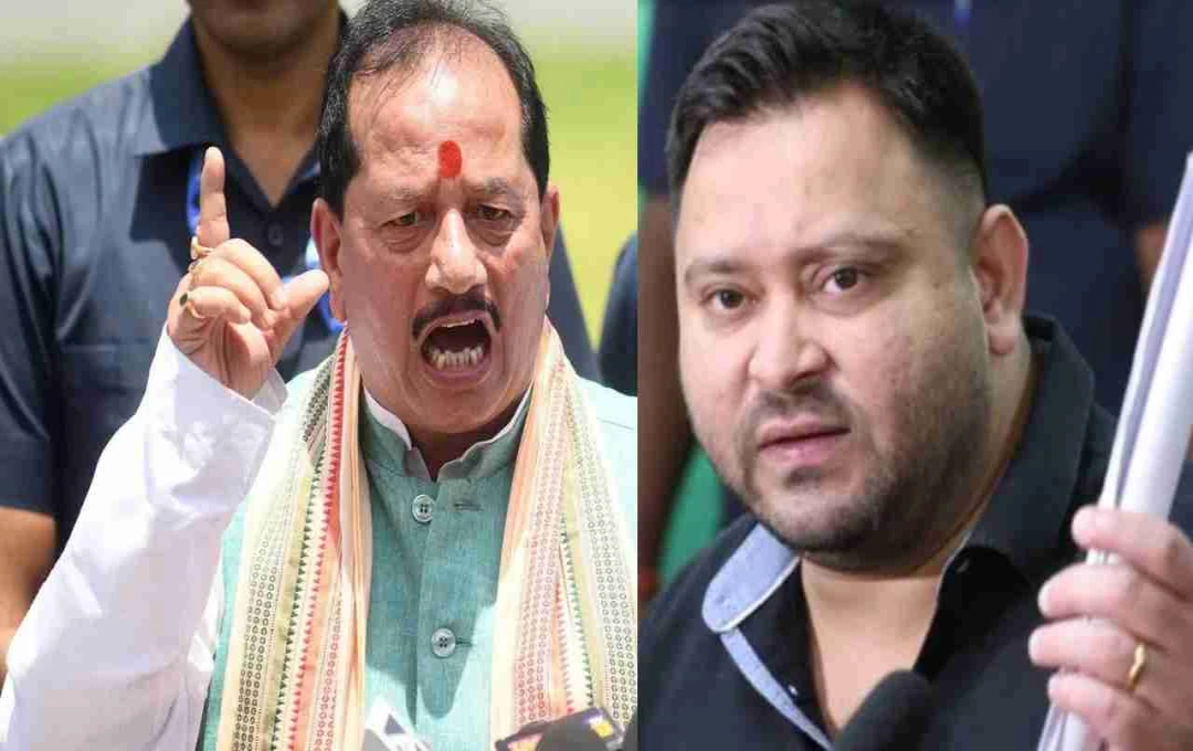 बिहार में मतदाता सूची विवाद तेजस्वी यादव के आरोपों पर विजय सिन्हा ने किया पलटवार, पेश किए अहम दस्तावेज