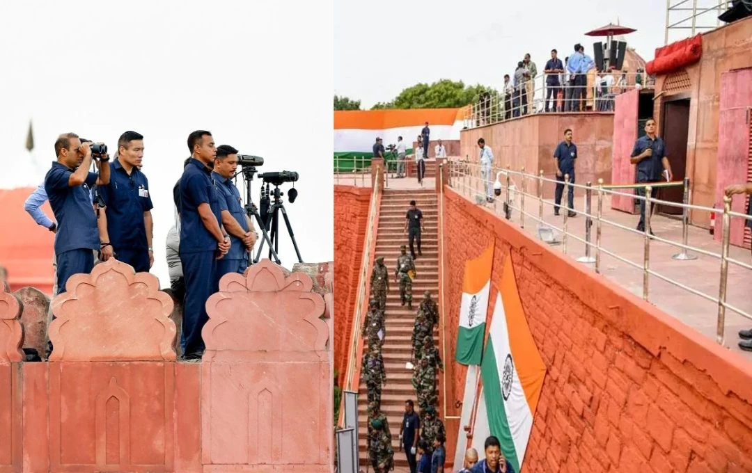 দিল্লিতে স্বাধীনতা দিবসের নিরাপত্তা: ড্রোন থেকে স্নাইপার, কড়া নজরদারি