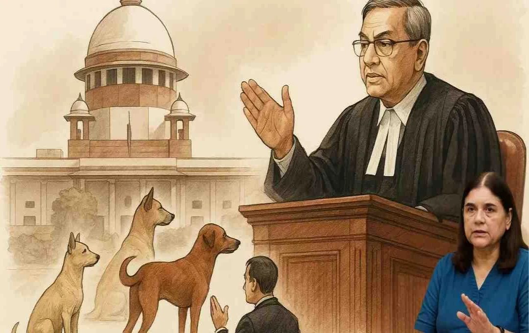 Supreme Court Order to Capture Stray Dogs in Delhi-NCR Sparks Protests and Controversy