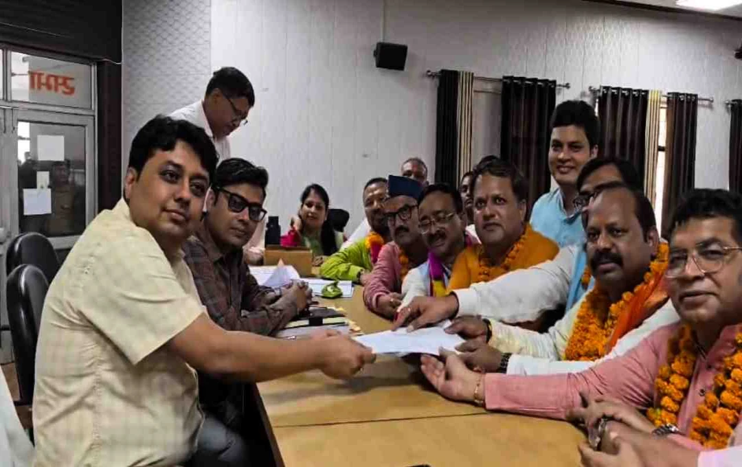 BJP's Ajay Maurya Elected Unopposed as Zila Panchayat Adhyaksh in Udham Singh Nagar