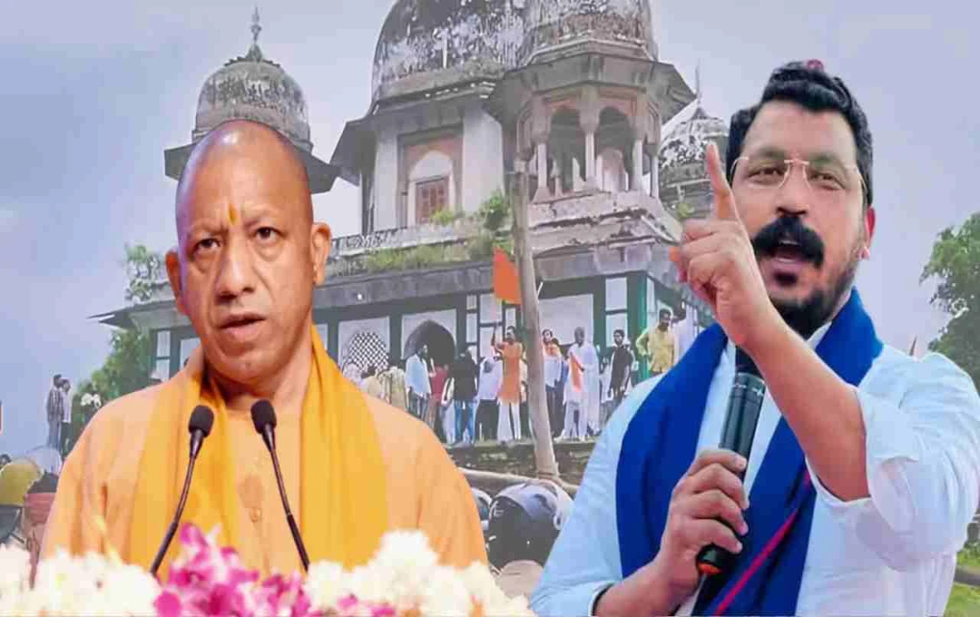 फतेहपुर मकबरे में तोड़फोड़: चंद्रशेखर आजाद ने यूपी सरकार पर साधा निशाना, कहा- ‘1992 जैसा हालात दोहराना चाहती है सरकार’