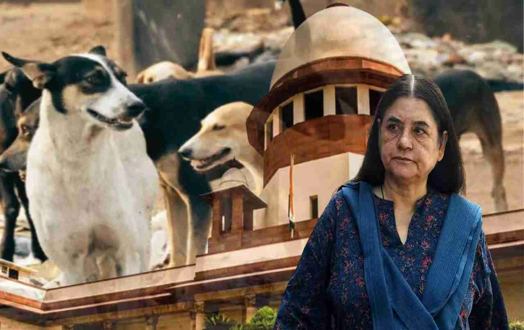 Meneka Gandhi Addresses Stray Dog Issue in Delhi, Calls for Action Against Illegal Meat Centers