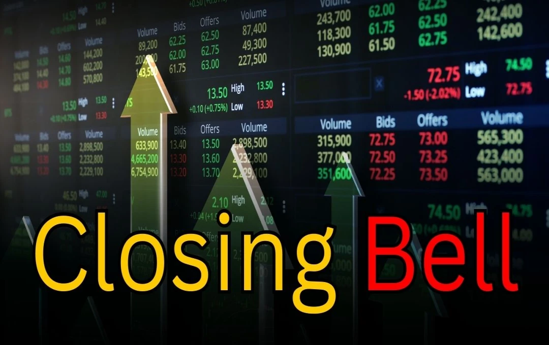 Closing Bell: निफ्टी 12 अंक चढ़कर 24,631 पर हुआ बंद, जानें प्रमुख शेयरों का प्रदर्शन