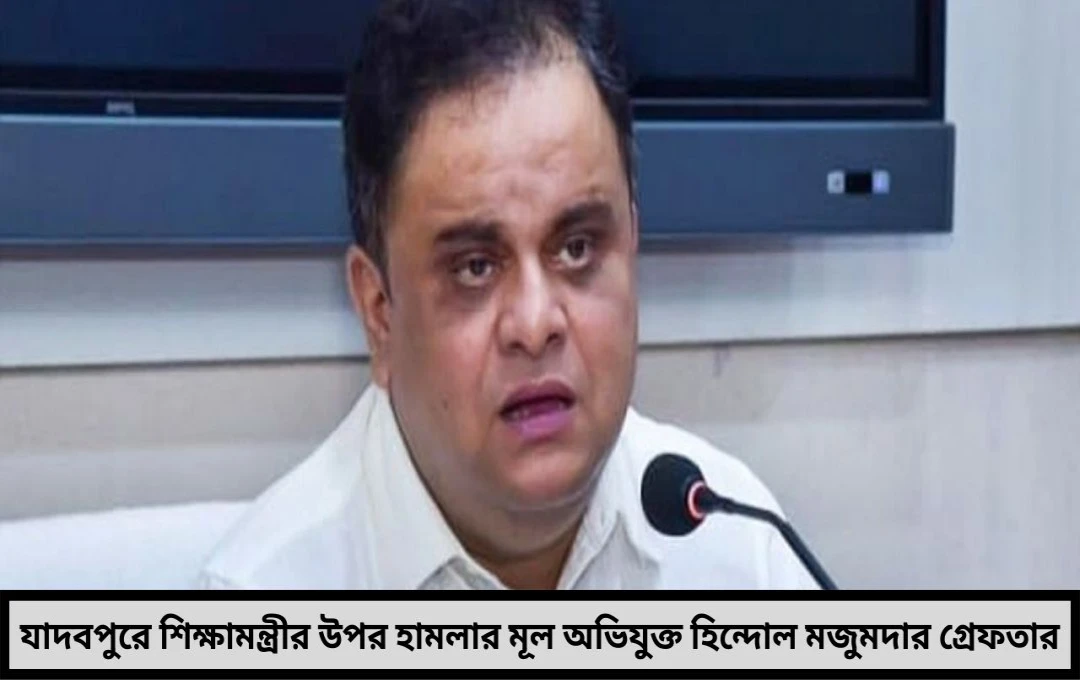 যাদবপুরে শিক্ষামন্ত্রীর উপর হামলার মূল ষড়যন্ত্রকারী গ্রেফতার হিন্দোল মজুমদার স্পেন থেকে ফিরেই দিল্লিতে আটক