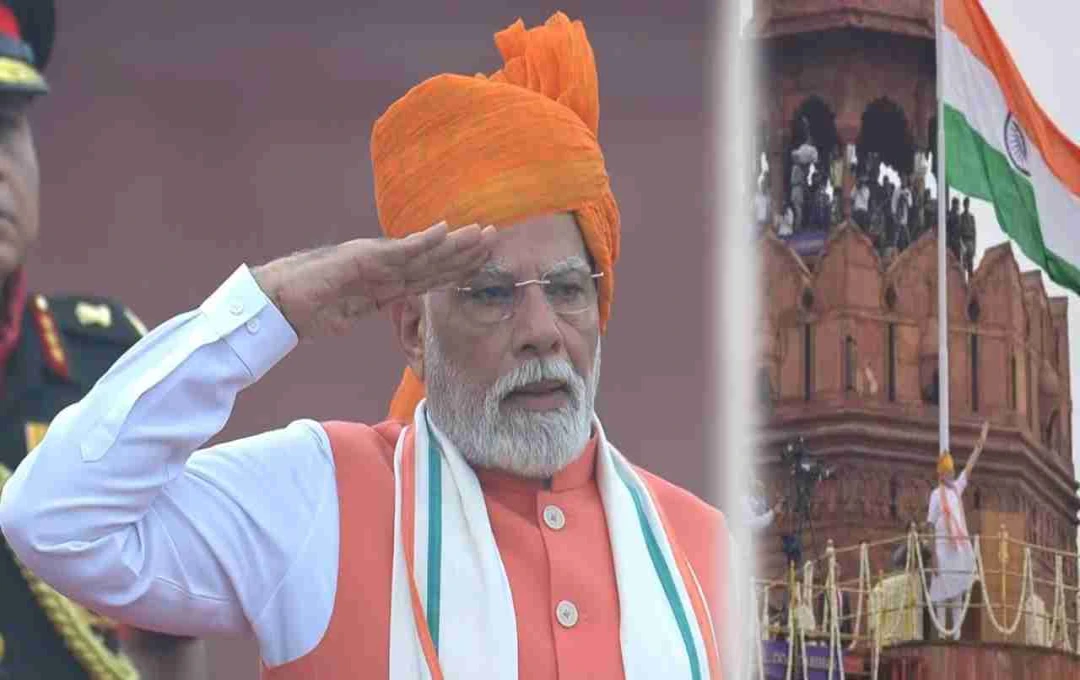 लाल किले से बोले पीएम मोदी: RSS दुनिया का सबसे बड़ा एनजीओ
