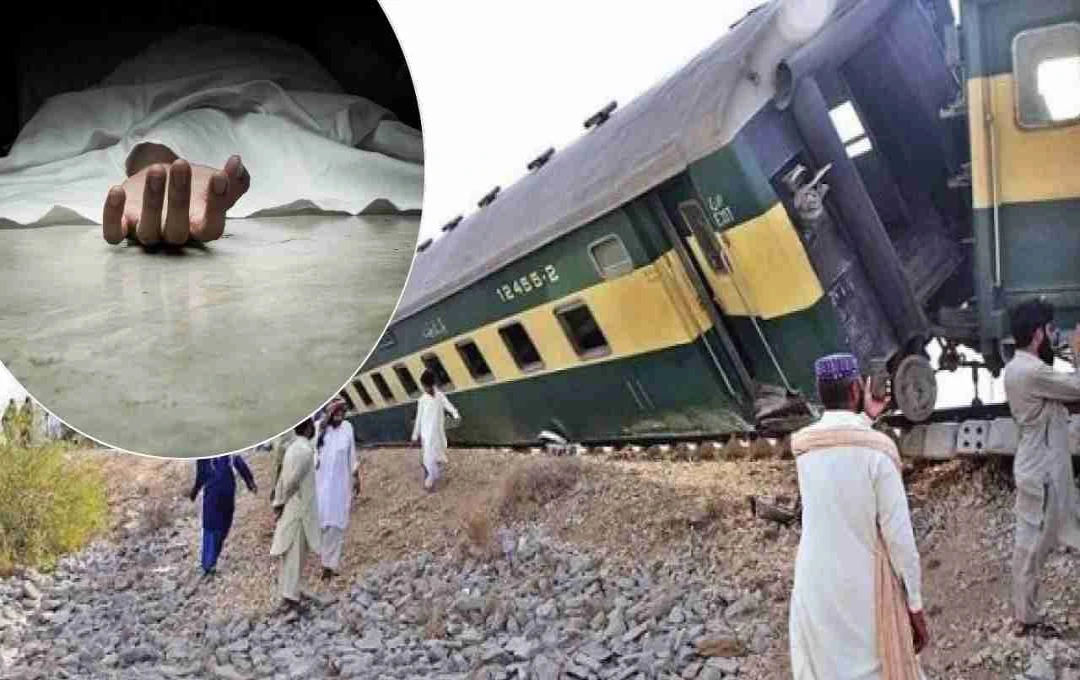 পাকিস্তানে ভয়াবহ রেল দুর্ঘটনা: পেশোয়ার-করাচি ট্রেনের বগি লাইনচ্যুত, নিহত ১