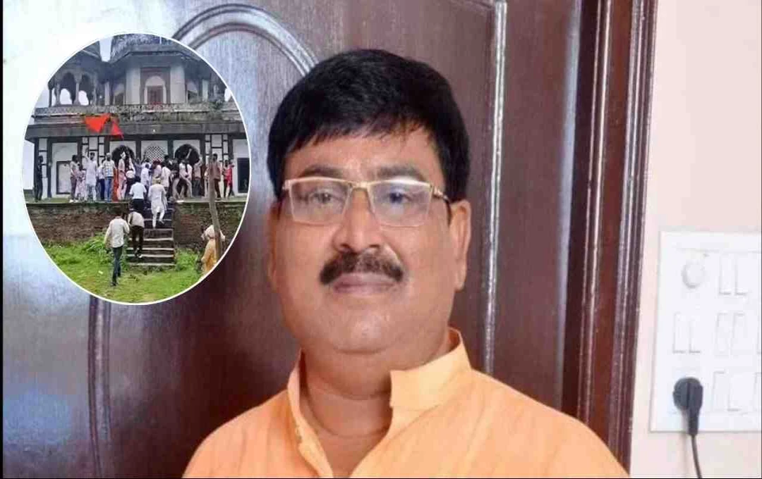 BJP Leader Mukhlal Pal Performs Symbolic Worship of Disputed Fatehpur Mausoleum at Home