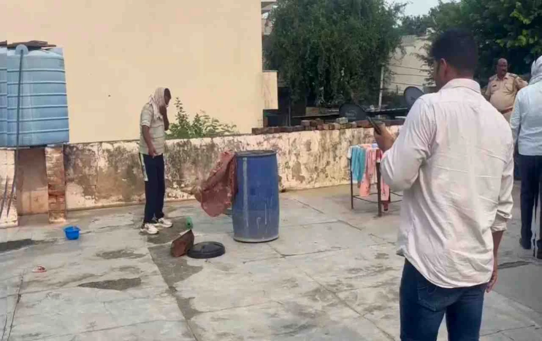 Rajasthan: Man Found Murdered, Body Hidden in Drum with Salt in Kishangarh Bas
