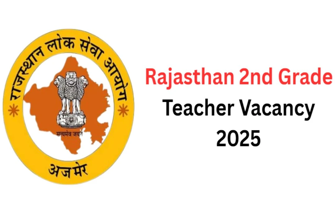 RPSC Second Grade Teacher Recruitment 2025: Apply Online for 6500 Vacancies