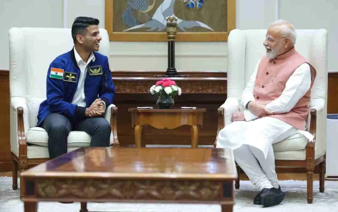 PM Modi Praises Astronaut Shubhanshu Shukla, Hails Gaganyaan Mission Inspiration