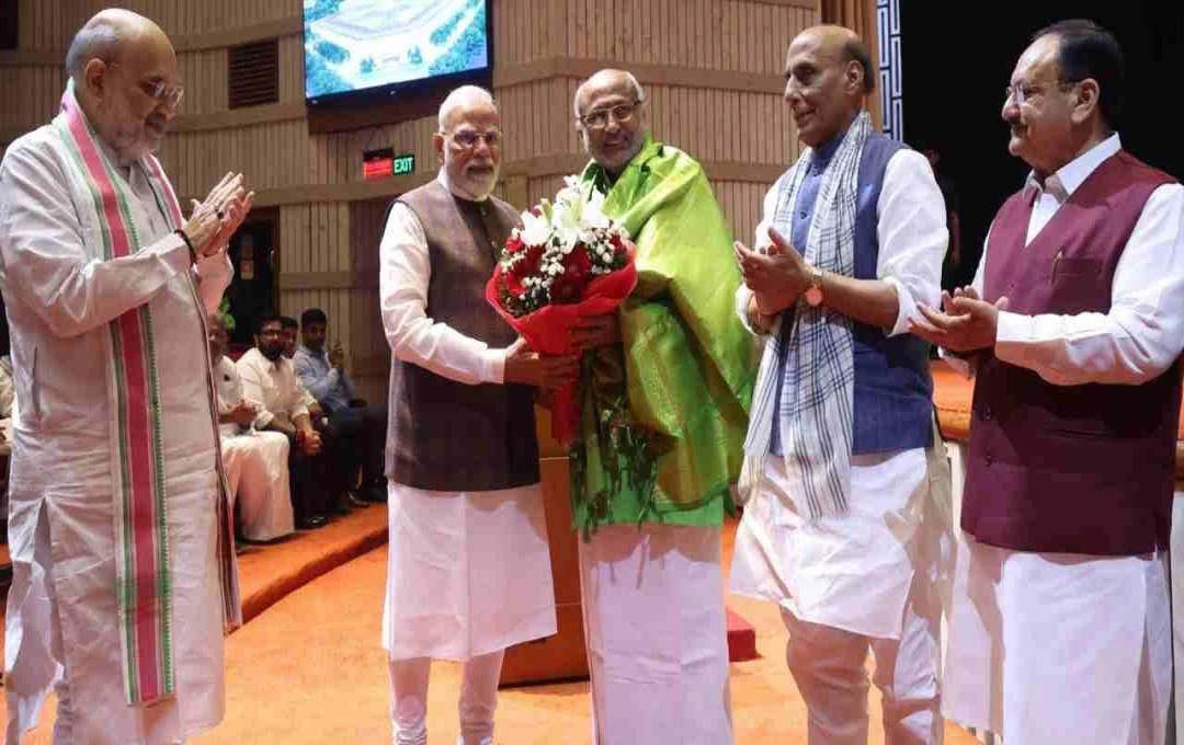 উপরাষ্ট্রপতি পদে এনডিএ-র প্রার্থী সিপি রাধাকৃষ্ণণ, মোদীর সমর্থন