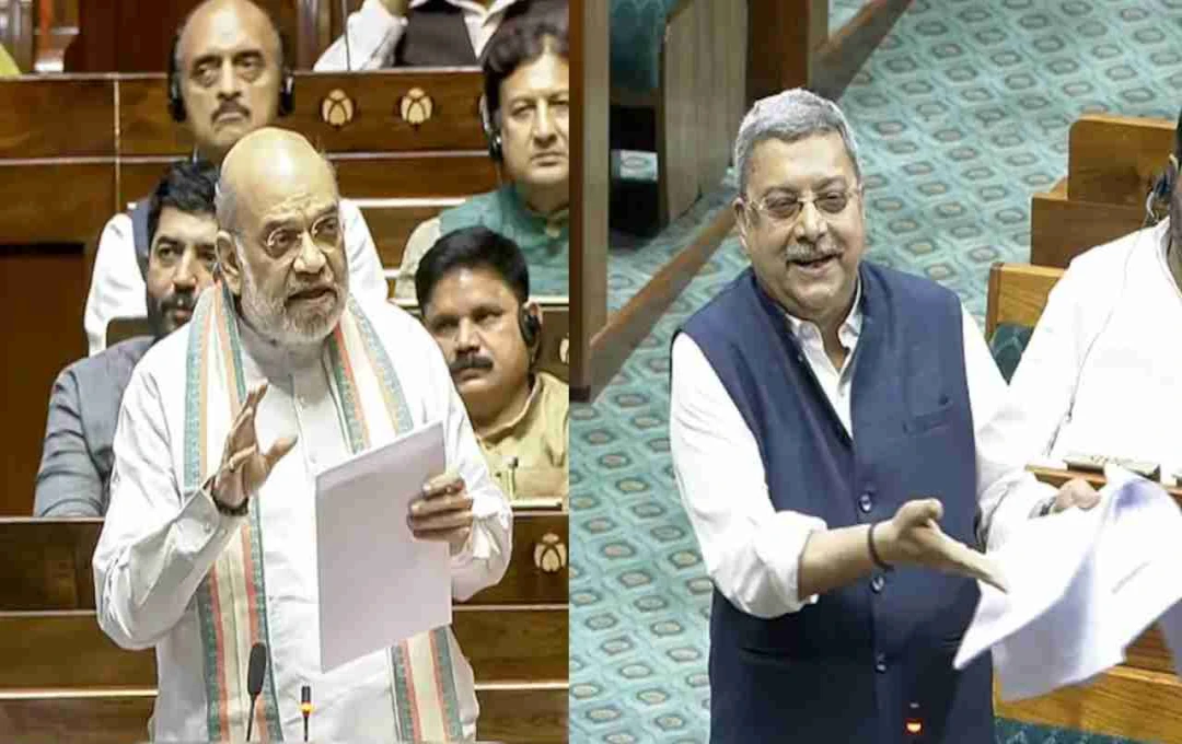 Loksabha: अमित शाह ने लोकसभा में पेश किया विवादित बिल, विपक्ष का जोरदार हंगामा और फाड़ी कॉपी