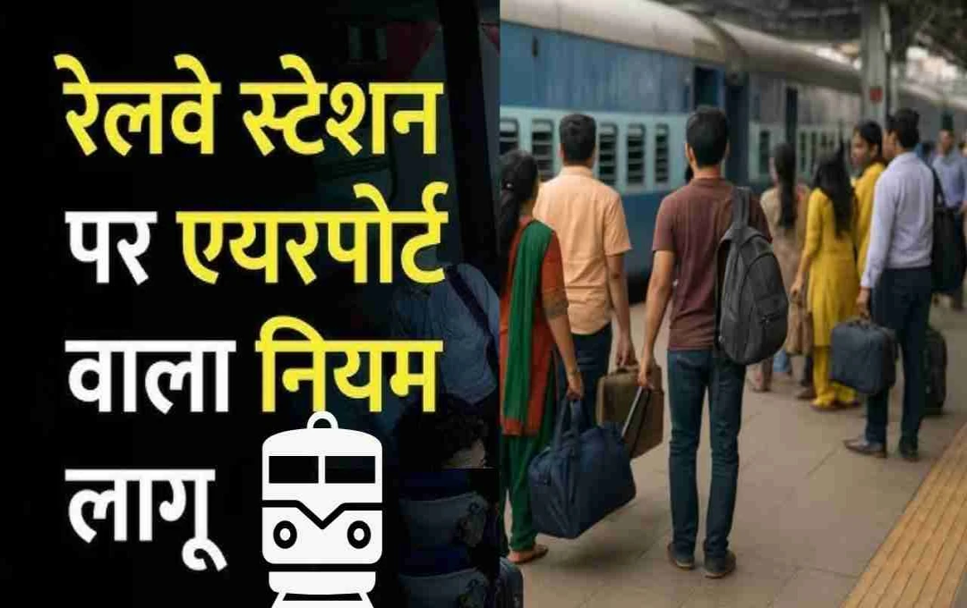 रेलवे नियम बदला: अधिक वजन सामान पर अब एयरपोर्ट की तरह शुल्क व जुर्माना लागू, 14 स्टेशनों पर नई व्यवस्था