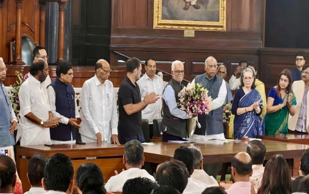 উপরাষ্ট্রপতি নির্বাচনে বিরোধীদের প্রার্থী বি সুদর্শন রেড্ডির মনোনয়ন আজ