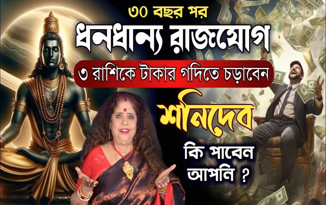 ২৭ বছর পর বিরল সৌভাগ্যের জোয়ার তিন রাশির জীবনে সম্পদ ও ধন-সমৃদ্ধির প্রবাহ