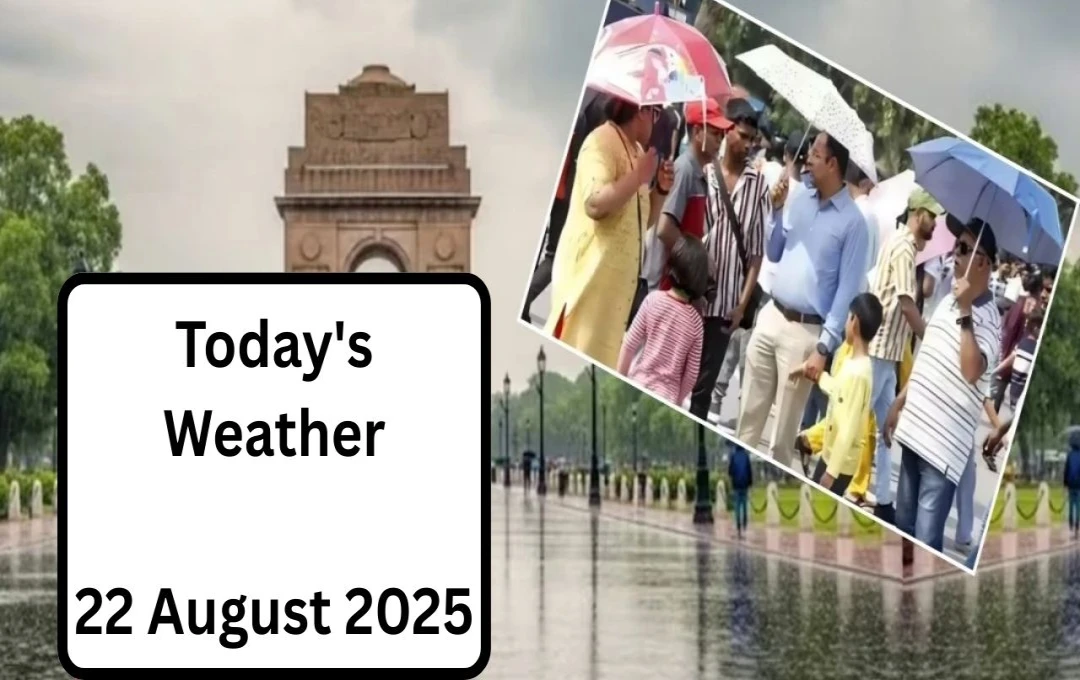 Heavy Rainfall Alert Issued for North and Northeast India; Delhi-NCR Braces for Thunderstorms