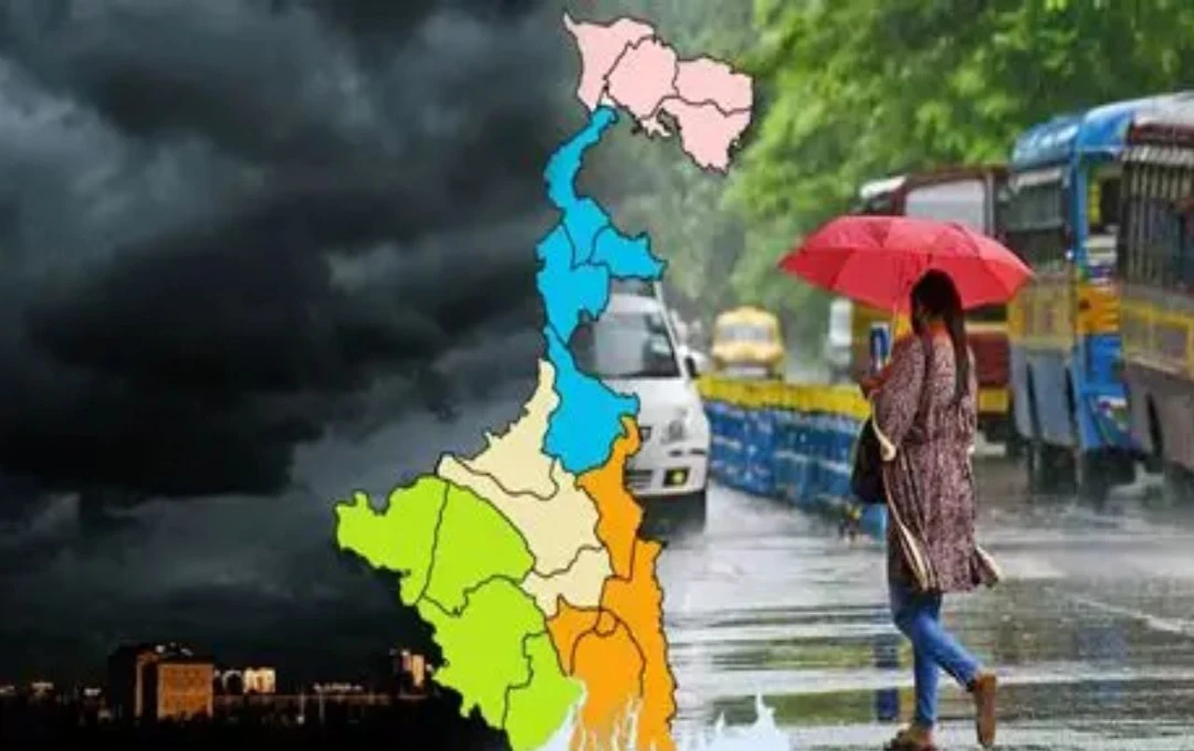 টানা দুর্যোগের হুমকি দক্ষিণবঙ্গে ১১ জেলায় বজ্রবিদ্যুৎ-সহ ভারী বর্ষণ
