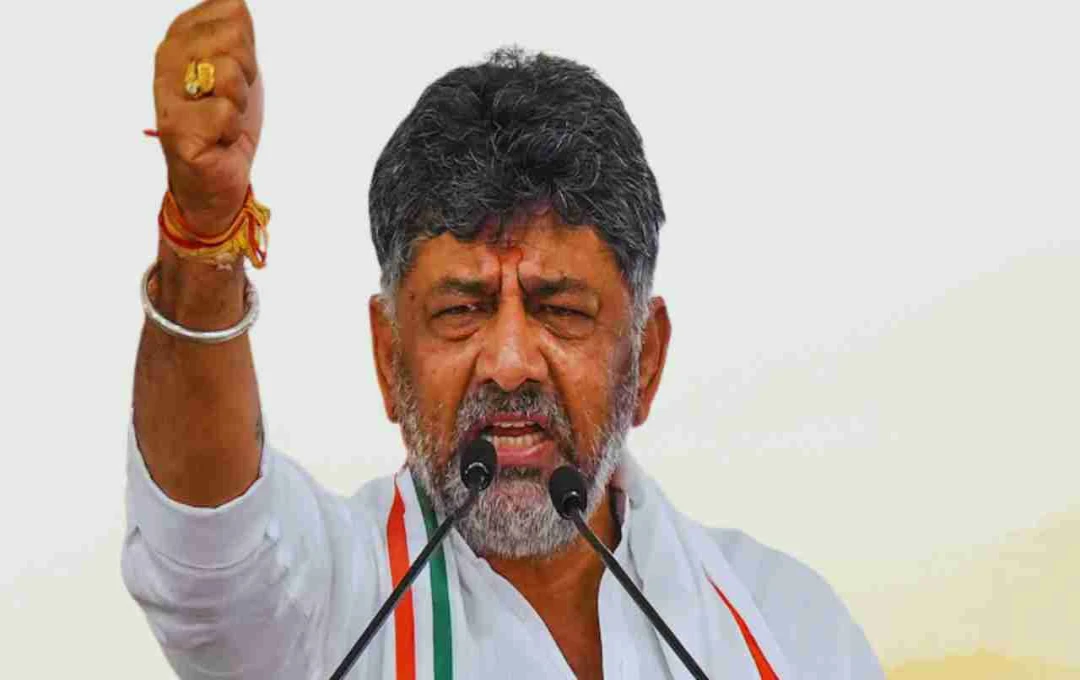 DK Shivakumar Sings RSS Anthem in Assembly, Clarifies Congress Allegiance Amid BJP Criticism