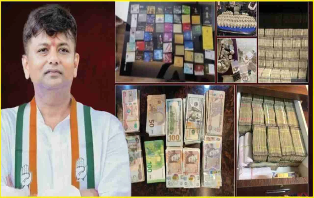 कर्नाटक कांग्रेस MLA केसी वीरेंद्र गिरफ्तार, ED की छापेमारी में करोड़ों नकद और आभूषण बरामद
