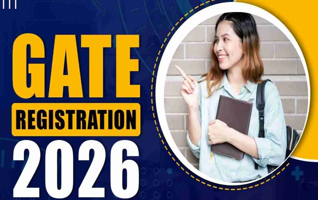 GATE 2026 Registration Process शुरू, जानें कैसे करें अप्लाई और क्या है पात्रता