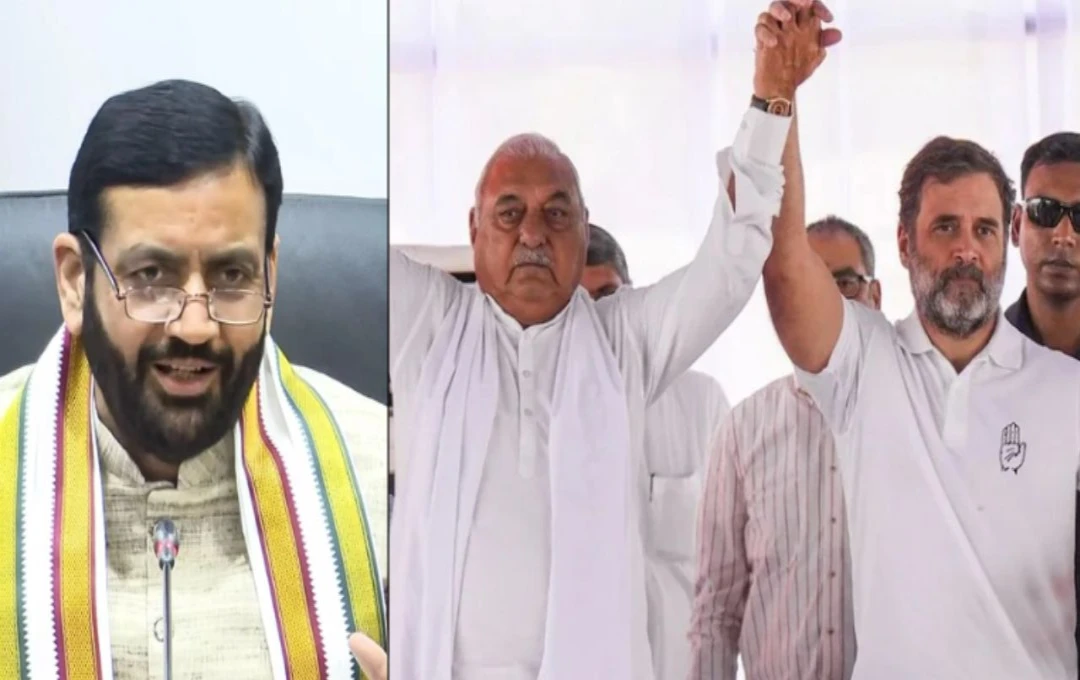 हरियाणा चुनाव विवाद: कांग्रेस का पैदल मार्च और वोट चोरी के आरोप, भाजपा ने किया खारिज, सुरक्षा एजेंसियां सतर्क