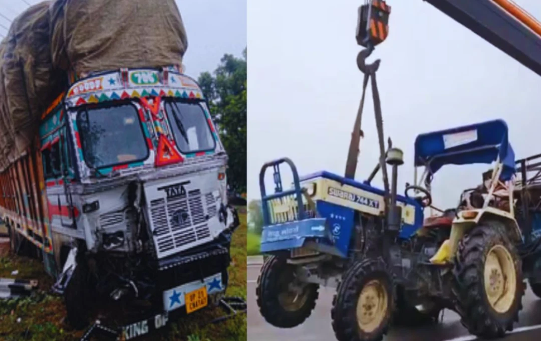 Tragic Accident in Bulandshahr: 8 Pilgrims Dead, Dozens Injured After Truck Hits Tractor