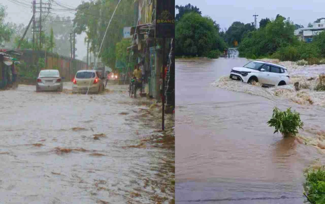 सिरोही में भारी बारिश से नदियां उफान पर, मौसम विभाग ने जारी की चेतावनी