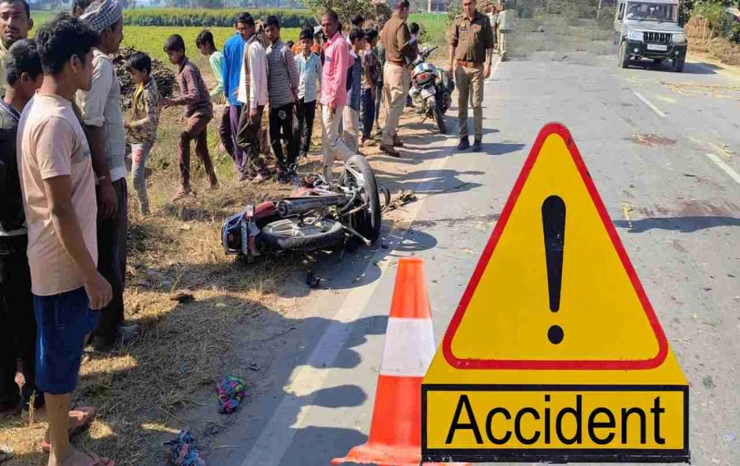 ग्रेटर नोएडा में दर्दनाक सड़क हादसा: कार-बाइक टक्कर में चार दोस्तों की मौत