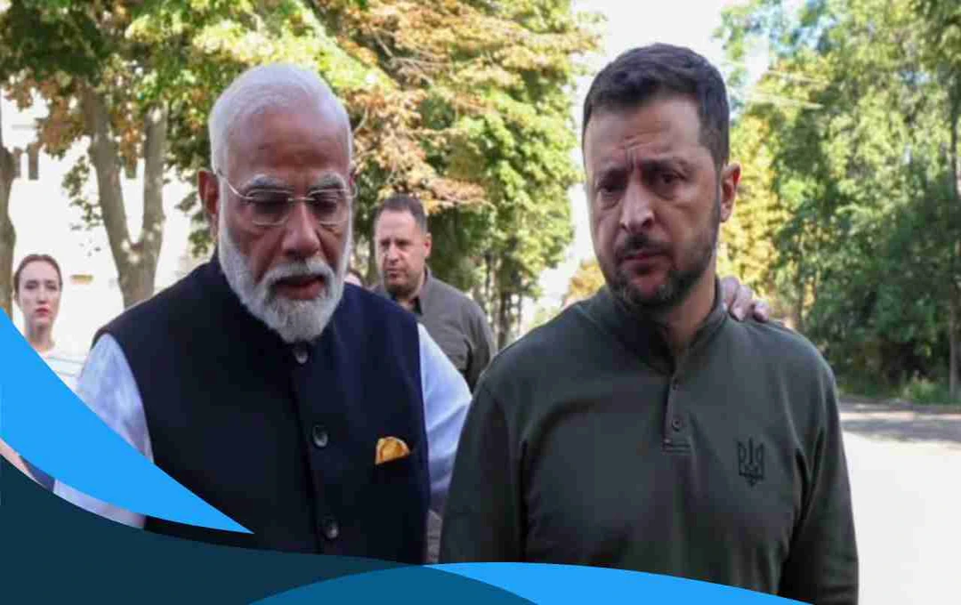 শান্তি প্রতিষ্ঠায় ভারতের উপর আস্থা জেলেনস্কির