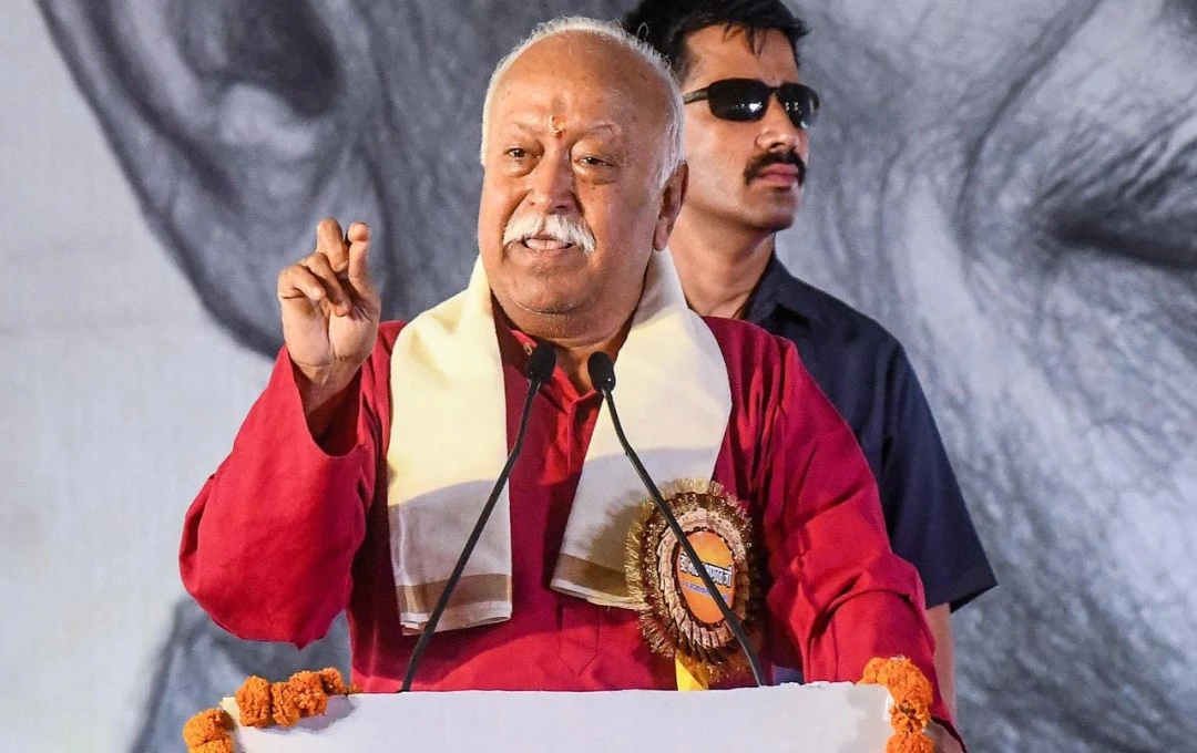 Mohan Bhagwat Emphasizes Social Harmony, Self-Reliance, and Dharma at RSS Event