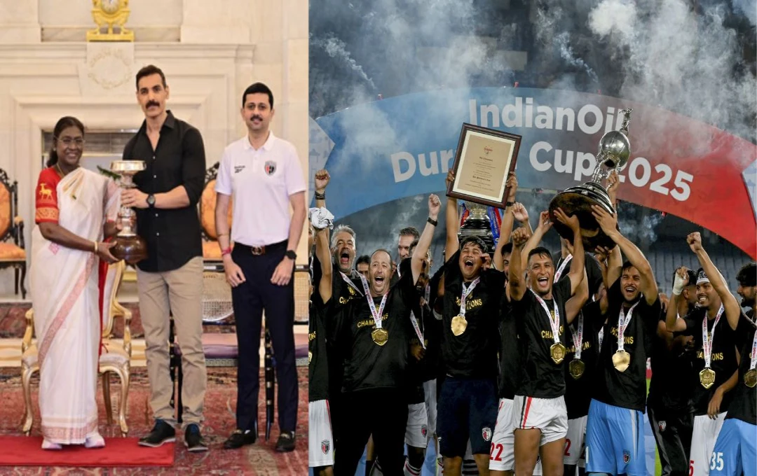 President Murmu Honors NorthEast United FC for Durand Cup Victory