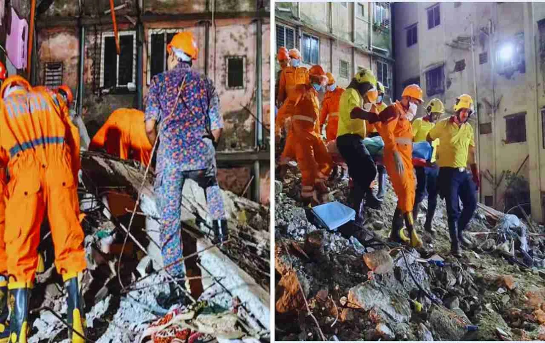 Illegal Building Collapse in Vasai Virar Kills 14, Rescue Operations Ongoing
