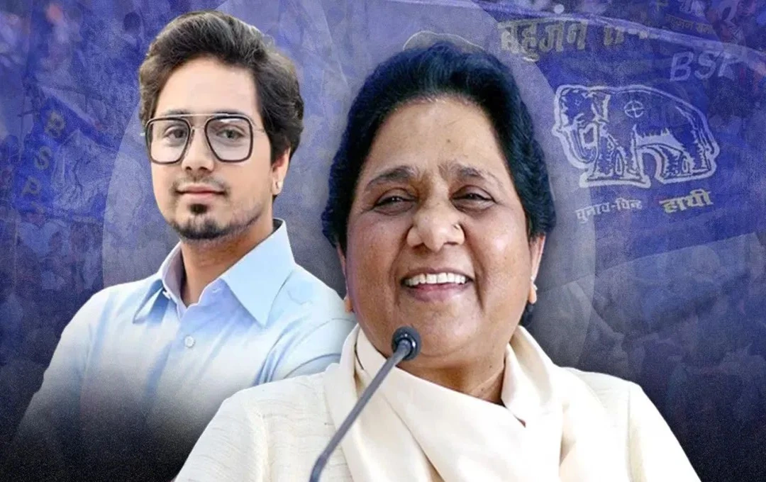 Mayawati Appoints Nephew Akash Anand as National Coordinator, Strengthening BSP Leadership