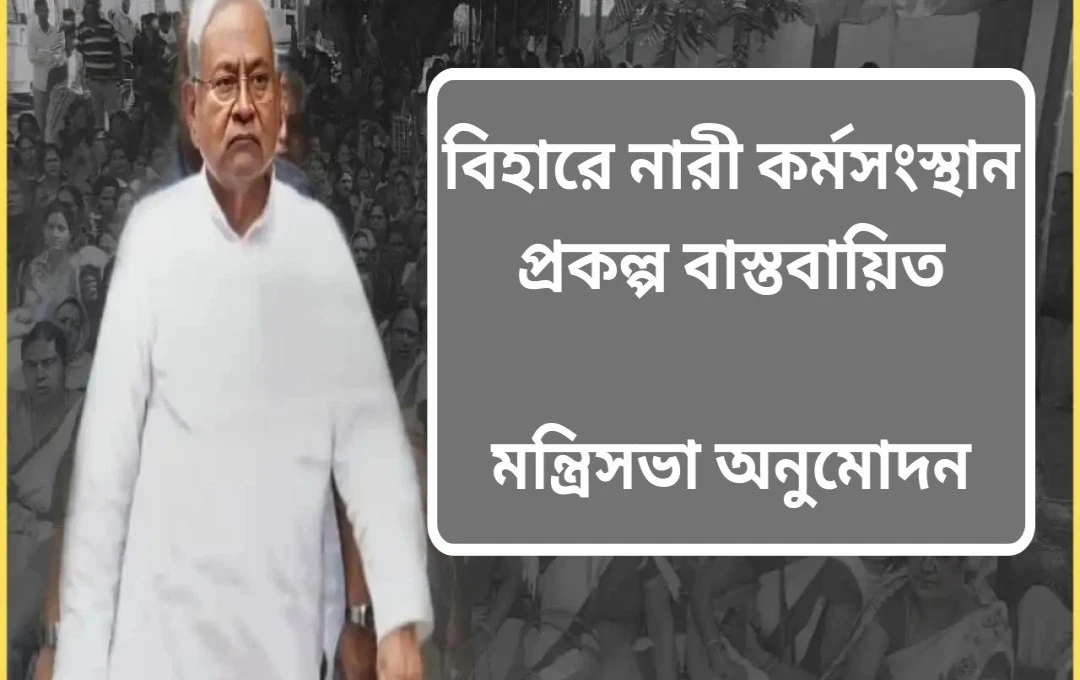 বিহার বিধানসভা নির্বাচনের আগে নীতীশের বড় ঘোষণা: মহিলাদের জন্য ‘মুখ্যমন্ত্রী মহিলা কর্মসংস্থান প্রকল্প’ চালু