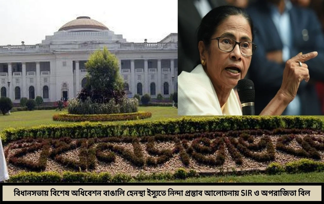 বিধানসভায় বিশেষ অধিবেশন বাঙালি হেনস্থা থেকে SIR ইস্যু পুজোর আগেই তিনদিনের বসা