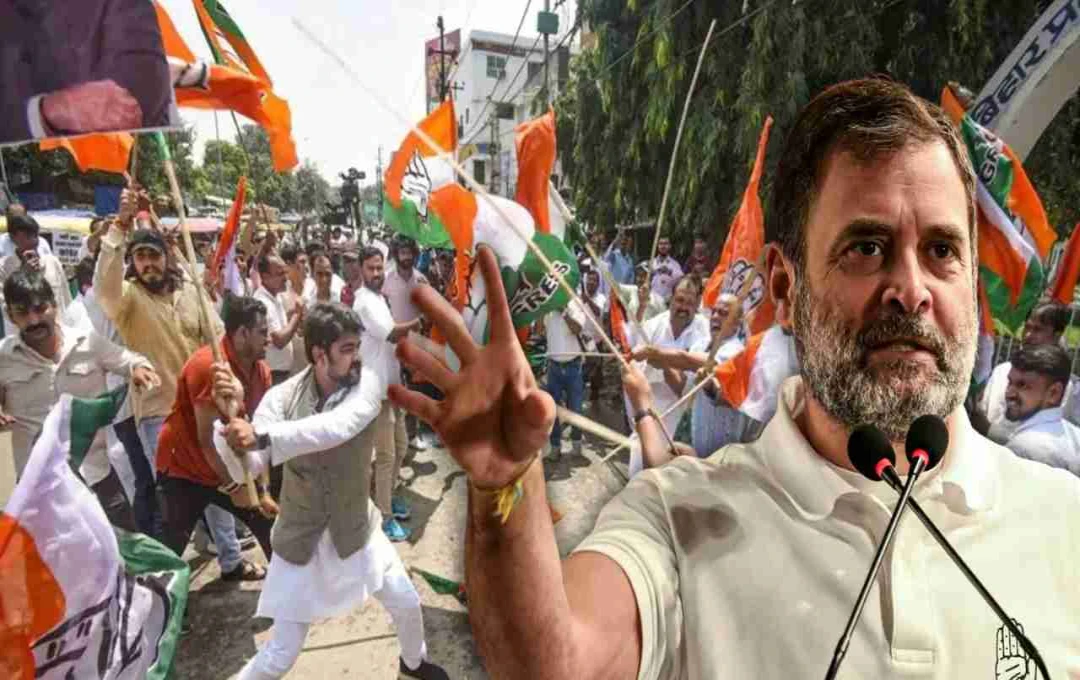 पटना कांग्रेस दफ्तर पर BJP-Congress झड़प: राहुल गांधी बोले, 