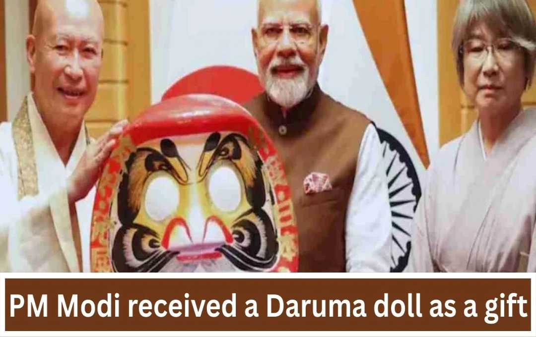 PM Modi Receives Traditional Daruma Doll at 15th India-Japan Summit