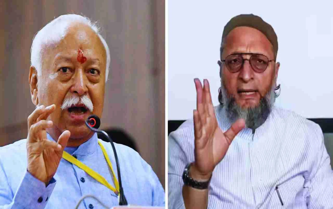 Asaduddin Owaisi Criticizes RSS Chief's Three-Child Appeal Amidst Unemployment Concerns