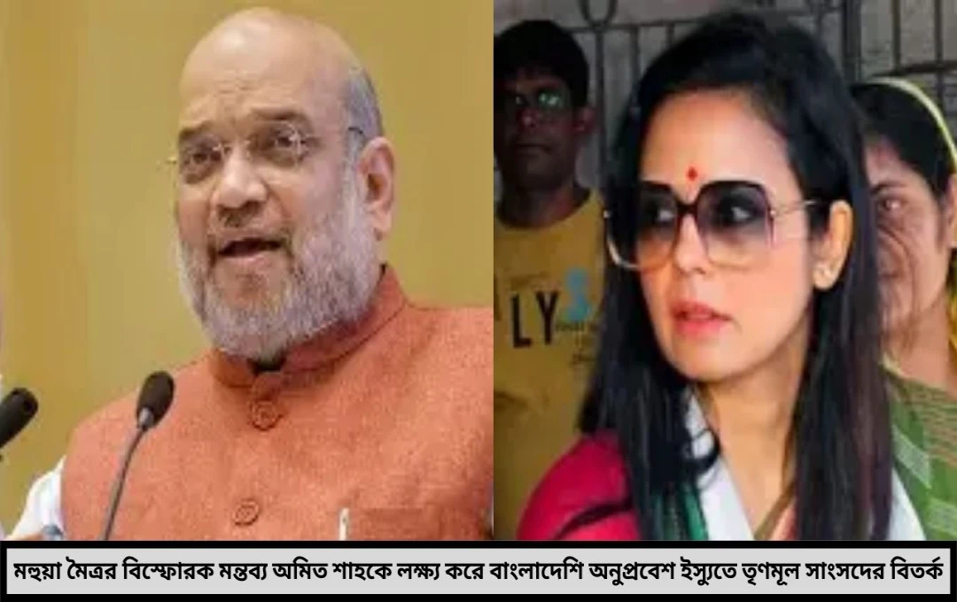 অমিত শাহকে লক্ষ্য করে মহুয়া মৈত্রর বিস্ফোরক মন্তব্য বিতর্কের ঝড়ে রাজনীতি উত্তাল