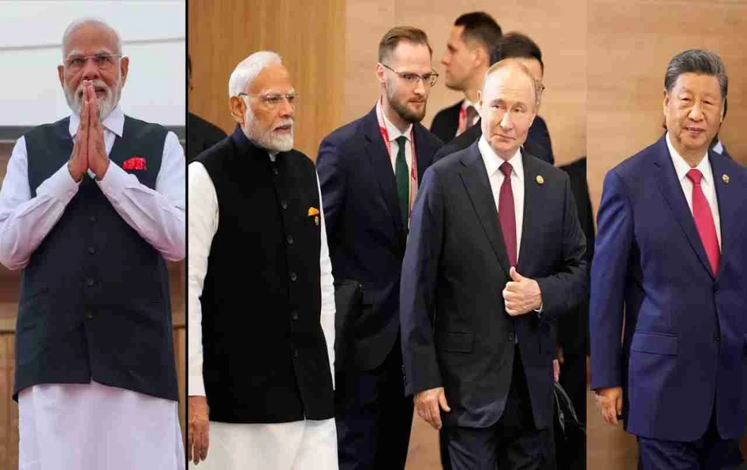 SCO शिखर सम्मेलन! मोदी-पुतिन-चिनफिंग की मुलाकात से भारत-चीन रिश्तों में नई शुरुआत की उम्मीद