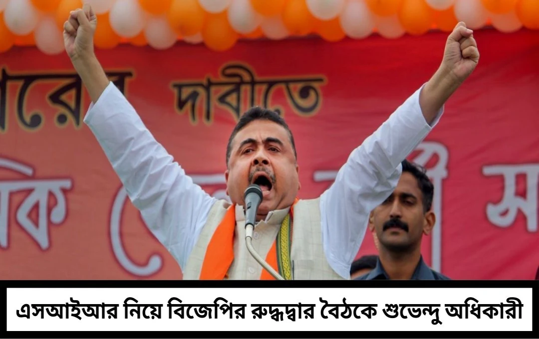 শুভেন্দুর হুঁশিয়ারি এসআইআর নিয়ে রুদ্ধদ্বার বৈঠকে ‘শেষ সুযোগ’-এর ডাক