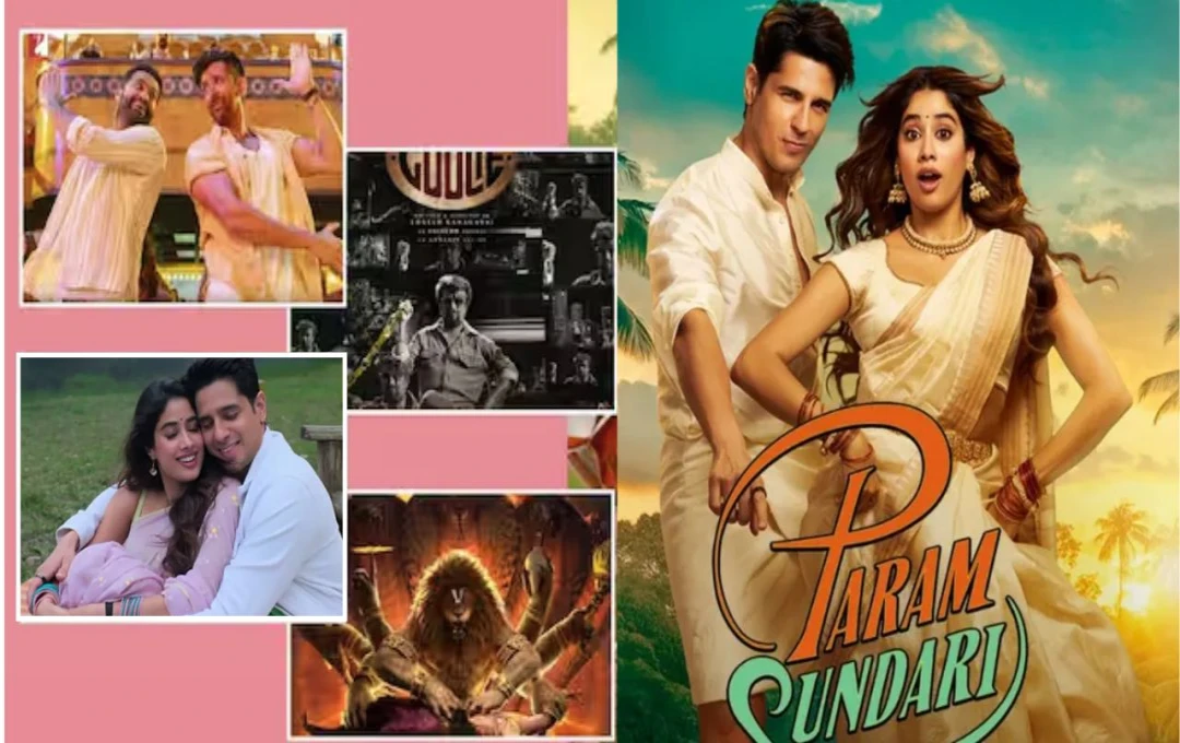 Box Office पर 'परम सुंदरी' का जलवा: 'कुली' ने 'वॉर 2' को दी मात, 'महावतार नरसिम्हा' की लय बरकरार 