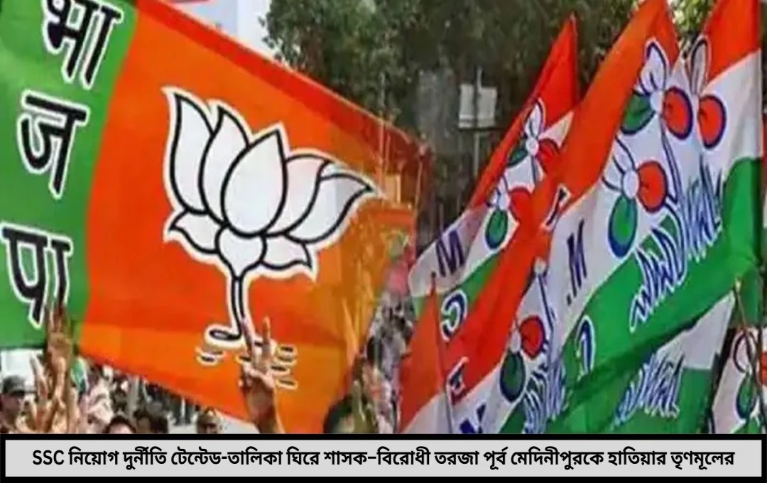 টেন্টেড-তালিকা ঘিরে নয়া তরজা পূর্ব মেদিনীপুরকে হাতিয়ার করল শাসক, পাল্টা আক্রমণে বিজেপি
