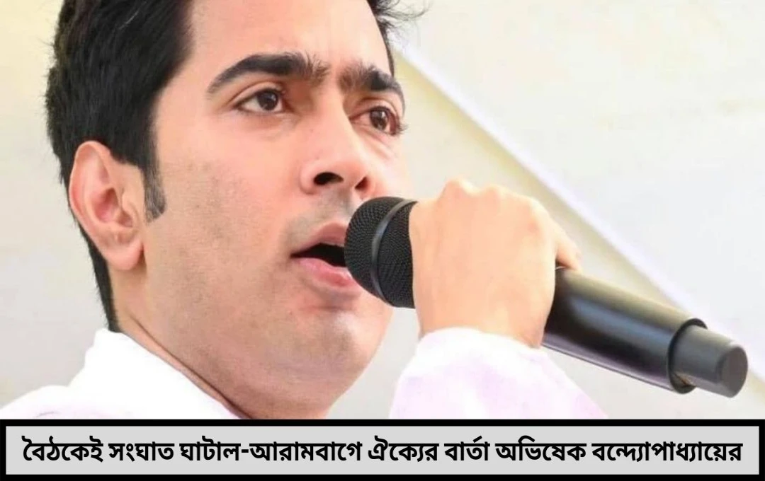 অভিষেকের বৈঠককে ঘিরে দ্বন্দ্ব, বার্তায় ঐক্যের ডাক
